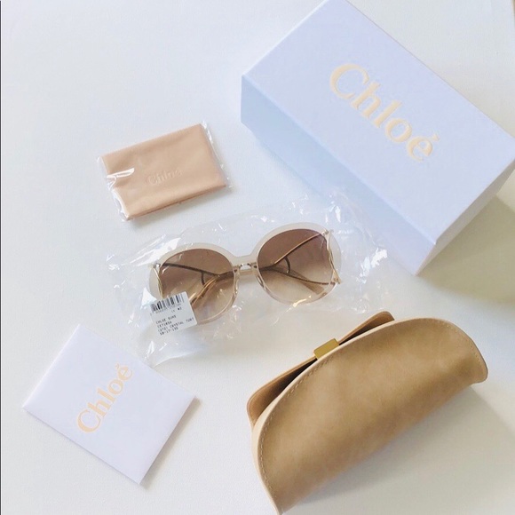 Chloe Crystal Turtledove Sunglasses - Picture 10 of 11
